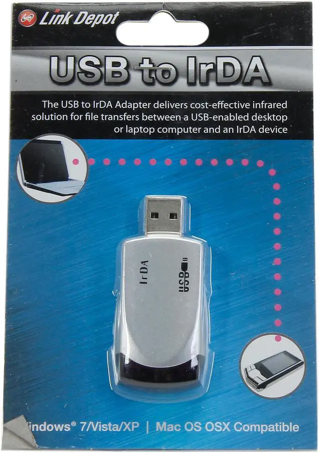 Alt view image 5 of 5 - Link Depot LD-USB-IRDA USB 1.1 to IrDA Infrared Adapter