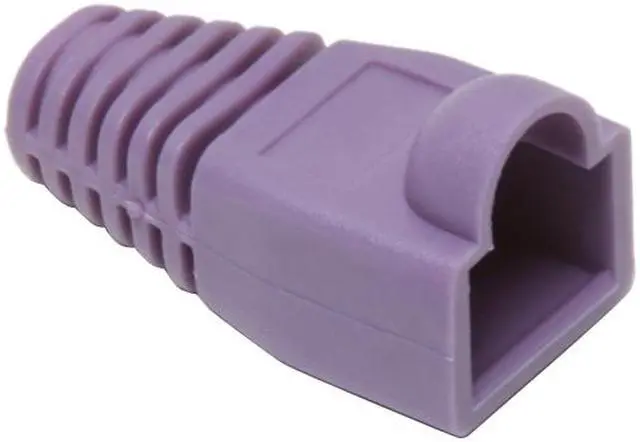 Main image of BYTECC C6BOOT-P Purple Color Snagless Boots for RJ45, 50-Pack