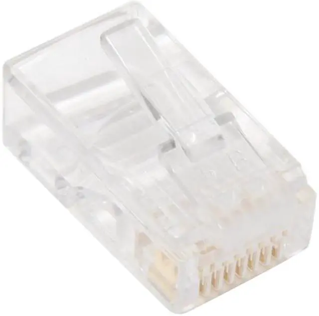 Main image of BYTECC RJ-45PLUG Cat 6 Crystal Clear RJ-45 Tip/Connector, 100-Pack