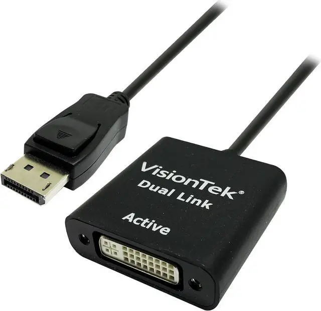 Main image of VisionTek 900639 DisplayPort to Dual Link DVI-D Active Adapter (M/F)