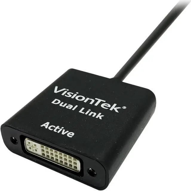Alt view image 2 of 5 - VisionTek 900639 DisplayPort to Dual Link DVI-D Active Adapter (M/F)