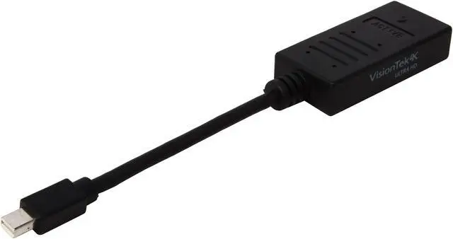 Alt view image 2 of 3 - VisionTek 900691 No Mini DisplayPort to HDMI (4K) Active Adapter (M/F)