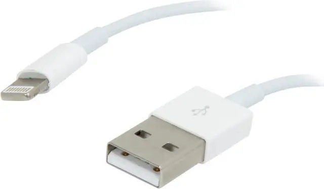 Main image of VisionTek 900704 White Lightning to USB White 1 Meter Cable