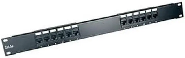 Main image of TRIPP LITE 12-Port 1U Rackmount Cat6 110 Patch Panel 568B, RJ45 Ethernet