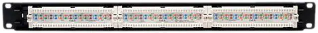 Alt view image 3 of 4 - Tripp Lite 24-Port 1U Rackmount Cat6 110 Patch Panel, 568B, RJ45 Ethernet (N252-024)