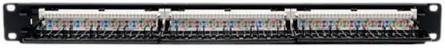 Alt view image 4 of 4 - Tripp Lite 24-Port 1U Rackmount Cat6 110 Patch Panel, 568B, RJ45 Ethernet (N252-024)