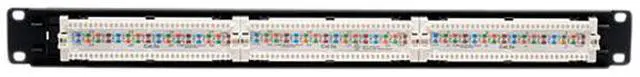 Alt view image 4 of 4 - Tripp Lite 24-Port 1U Rackmount Cat5e 110 Patch Panel, 568B, RJ45 Ethernet (N052-024)