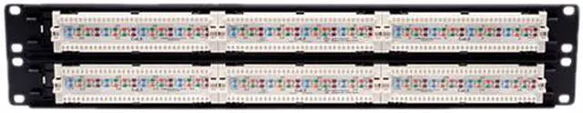 Alt view image 2 of 3 - Tripp Lite 48-Port 2U Rackmount Cat6 110 Patch Panel 568B, RJ45 Ethernet (N252-048)