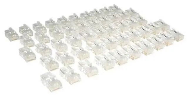 Alt view image 2 of 2 - Tripp Lite Cat5e RJ45 Modular In-Line Connectors for Stranded Cat5e Cable, 50-Pack, TAA (N031-050 )