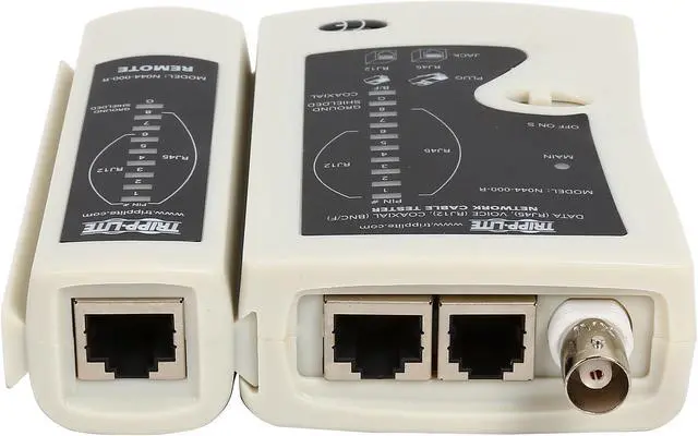 Alt view image 6 of 8 - Tripp Lite Network Cable Continuity Tester for Cat5/Cat6, Phone and Coax Cable Assemblies (N044-000-R)