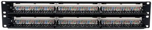 Alt view image 2 of 4 - TRIPP LITE 48-Port 2U Rackmount Cat5e 110 Patch Panel, 568B, RJ45 Ethernet
