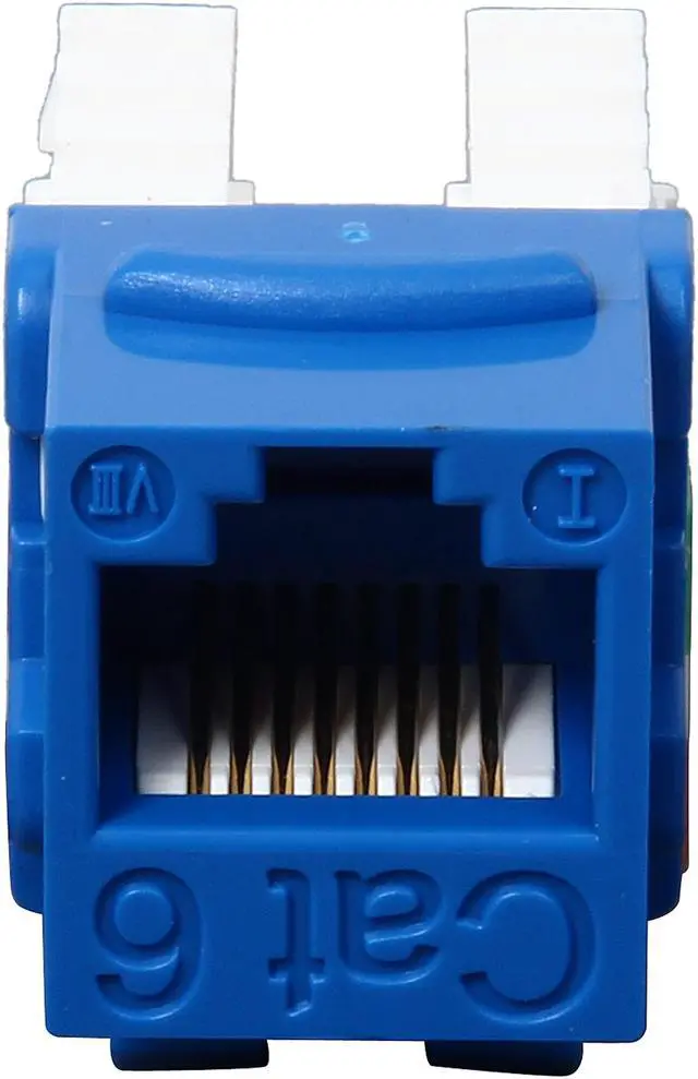 Alt view image 4 of 7 - TRIPP LITE N238-001-BL Cat6/Cat5e 110 Style Punch Down Keystone Jack - Blue