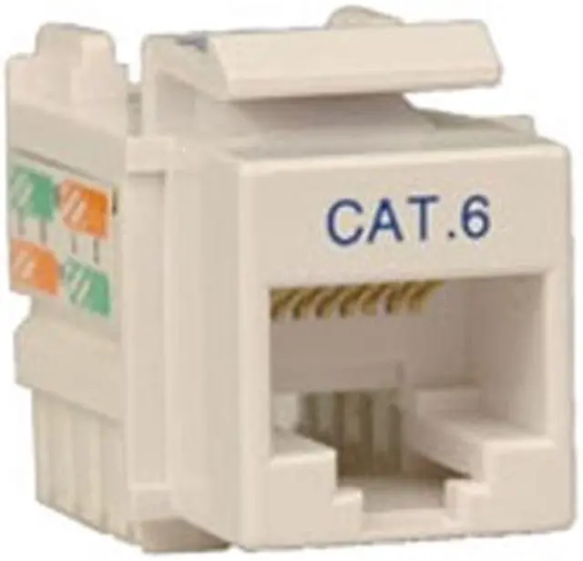 Alt view image 2 of 2 - TRIPP LITE N238-001-WH Cat6/Cat5e 110 Style Punch Down Keystone Jack - White