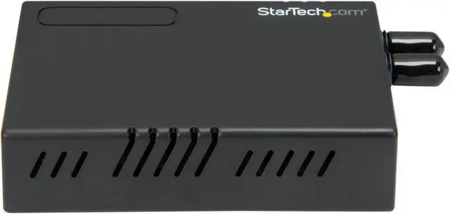 Alt view image 2 of 6 - StarTech MCM110ST2 10/100 Multi Mode Fiber Copper Fast Ethernet Media Converter ST 2 km - UTP to 100Base-Fx - Fiber Optic Media Converter MM