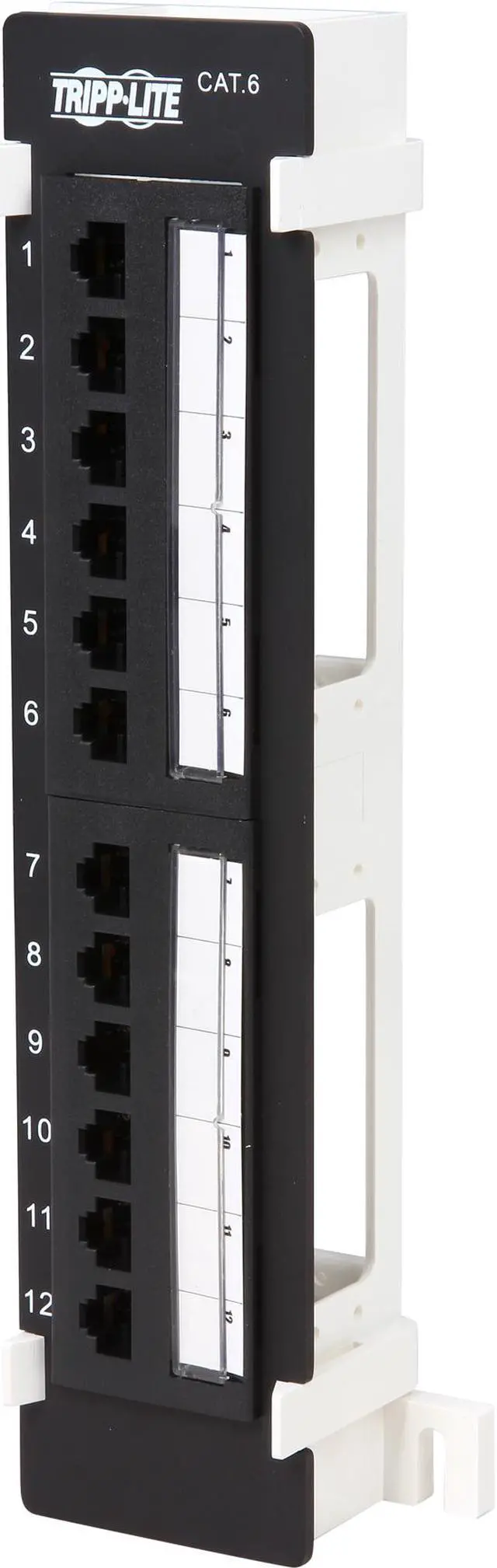 Main image of TRIPP LITE N250-012 12-Port Cat6 Wall-Mount Vertical 110 Patch Panel
