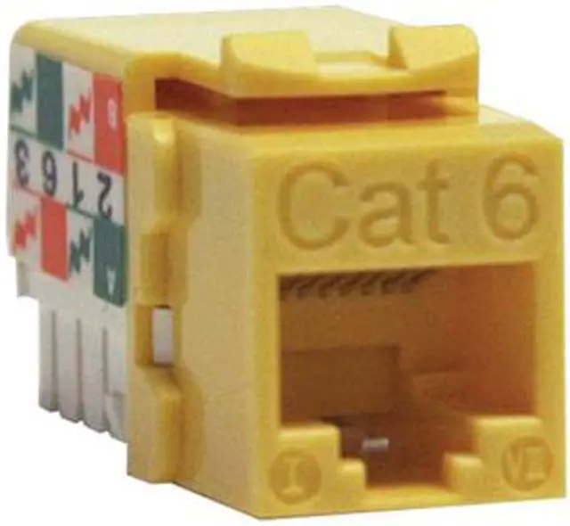 Main image of TRIPP LITE N238-001-YW Cat.6 110-punch Down Keystone Jack