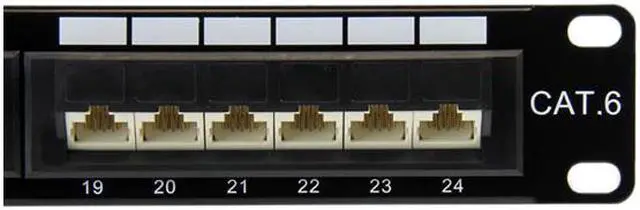 Alt view image 3 of 4 - StarTech.com C6PANL4524 24 Port 1U Rackmount Cat6 Patch Panel