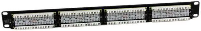Alt view image 2 of 4 - StarTech.com C6PANL4524 24 Port 1U Rackmount Cat6 Patch Panel