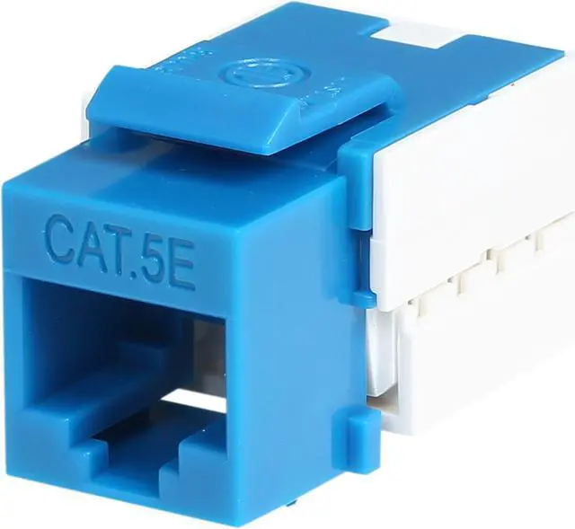 Main image of StarTech.com Cat5e RJ45 Keystone Jack Blue - 110 Type