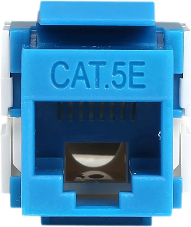 Alt view image 2 of 4 - StarTech.com Cat5e RJ45 Keystone Jack Blue - 110 Type