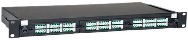 Main image of N492-036-LCLC-E 36 Port LC/LC 1U Rackmount Fiber Enclosure Patch Panel
