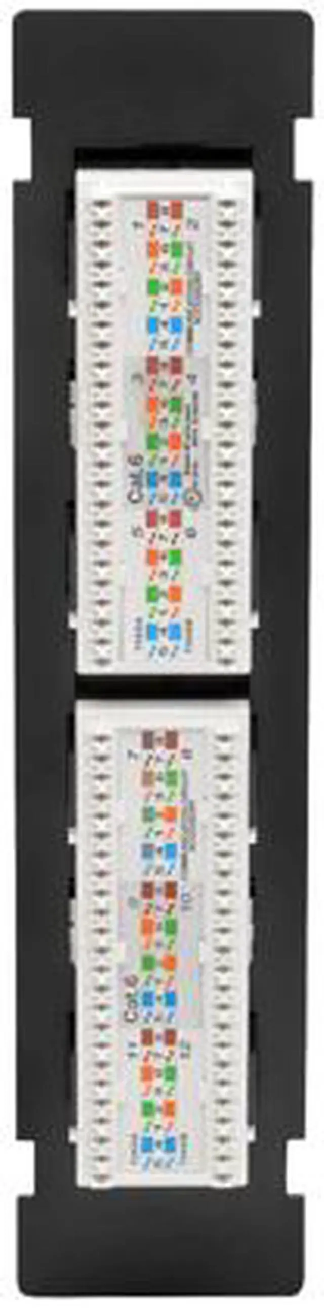 Alt view image 4 of 5 - Tripp Lite Cat6 Wall-Mount PoE Patch Panel 12-Port 110/Krone 568A/B RJ45 (N250-P12)