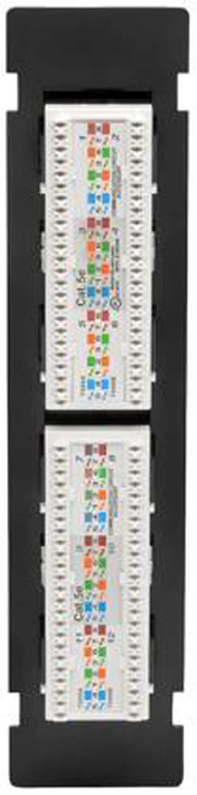 Alt view image 4 of 5 - Tripp Lite Cat5 / Cat5e Wall-Mount PoE Patch Panel 12-Port 110 568A/B RJ45 (N050-P12)