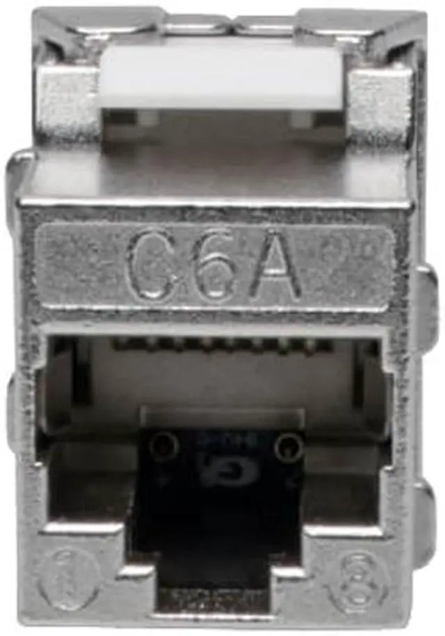 Alt view image 4 of 7 - Tripp Lite N238-001-SH-TF Keystone Jack Cat6a/Cat6/Cat5e, Shielded, TAA