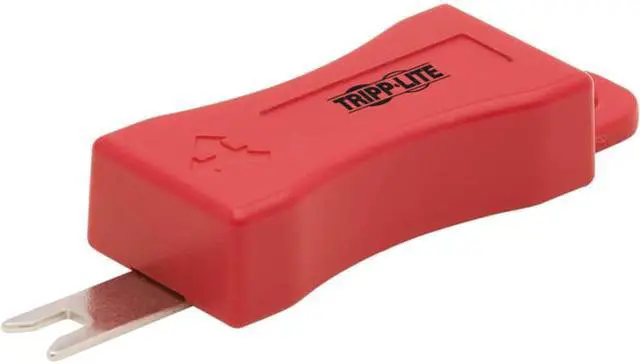Main image of TRIPP LITE N2LOCK-KEY-RD Security Key for Tripp Lite RJ45 Plug Locks and Locking Inserts, Red, 2 Pack