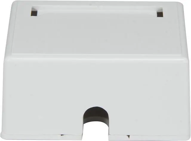 Alt view image 4 of 5 - C2G/Cables To Go 03833 2-Port Keystone Jack Surface Mount Box