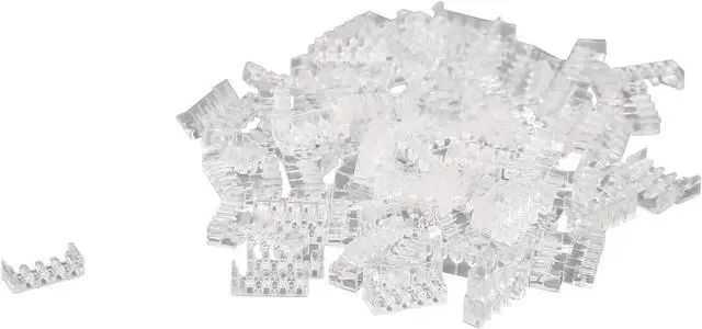 Alt view image 3 of 4 - C2G/Cables To Go 27575 RJ45 Cat5E Modular Plug for Round Solid/Stranded Cable - 100 Pack