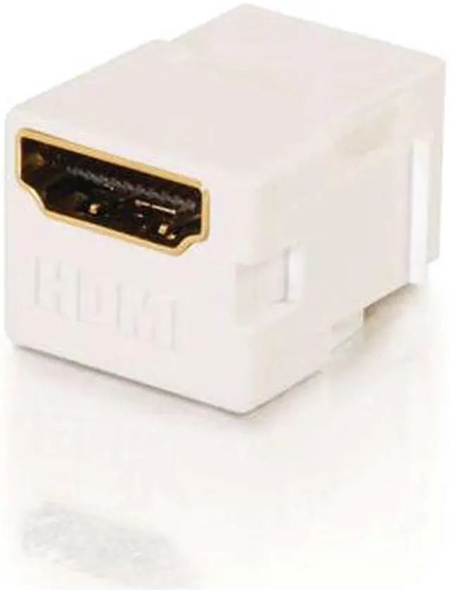 Main image of C2G/Cables To Go 03345 SnapIn HDMI Keystone Module (White)