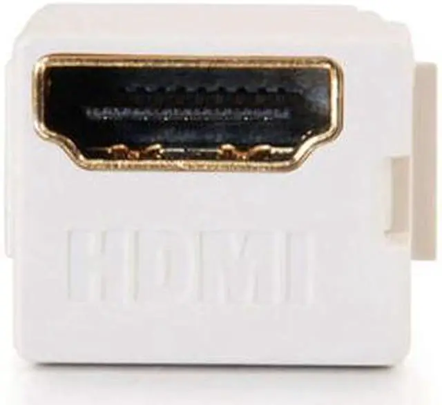 Alt view image 2 of 3 - C2G/Cables To Go 03345 SnapIn HDMI Keystone Module (White)