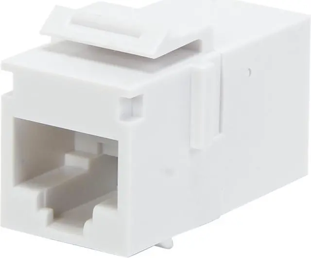 Main image of C2G 03677 RJ45 (8P8C) Coupler Keystone Insert Module - White