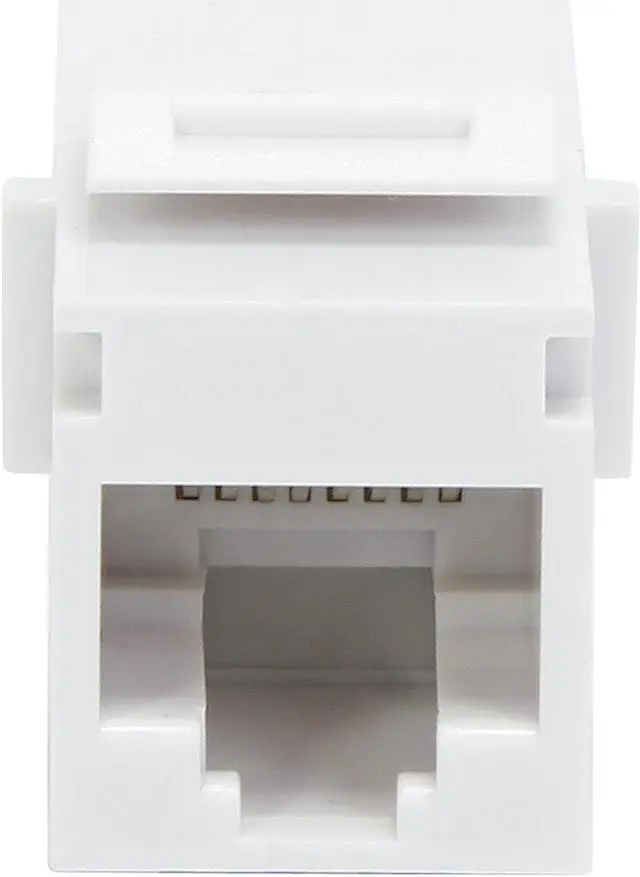 Alt view image 2 of 5 - C2G 03677 RJ45 (8P8C) Coupler Keystone Insert Module - White