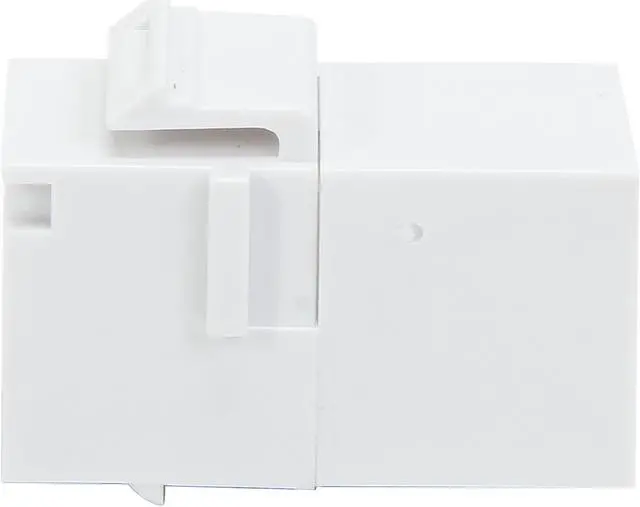 Alt view image 3 of 5 - C2G 03677 RJ45 (8P8C) Coupler Keystone Insert Module - White
