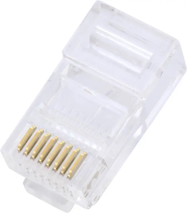 Main image of C2G/Cables To Go 11380 RJ45 Cat5E Modular Plug for Round Stranded Cable - 50pk