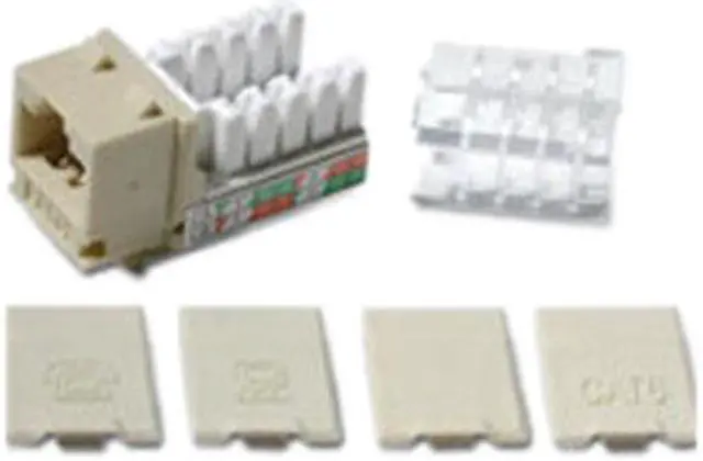 Main image of C2G/Cables To Go 29310 Cat6 RJ45 UTP Keystone Jack - Ivory
