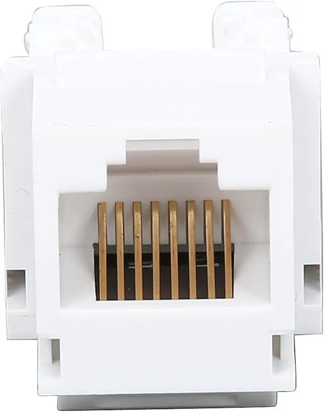 Alt view image 2 of 6 - C2G/Cables To Go 35201 Cat5E 90 Degree RJ45 Keystone Jack