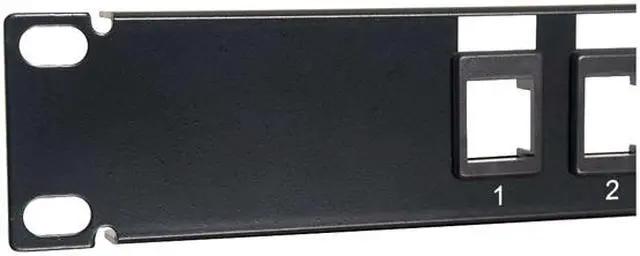 Alt view image 4 of 4 - C2G/Cables To Go 03857 12-Port Blank Keystone / Multimedia Patch Panel