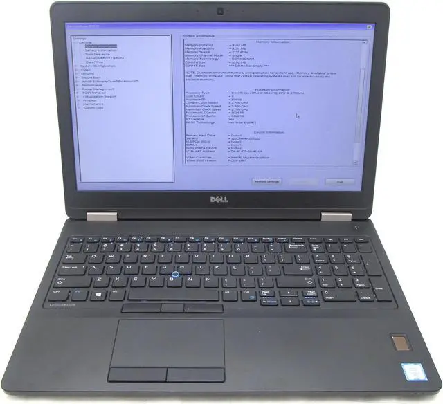 Alt view image 8 of 13 - Dell Latitude E5570 Intel Core i5-6300U 8GB RAM 256GB SSD WIN10PRO TOUCHSCREEN 15.6"