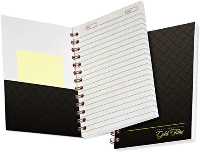 Main image of Ampad Gold Fibre Personal Notebook College/Medium 5 x 7 Grey Cover 100 Sheets 20803
