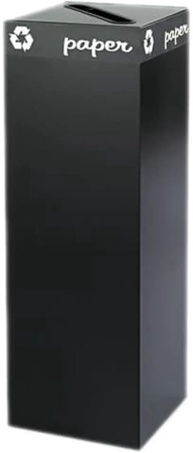 Main image of Safco 2984BL Public Square® Black Base, 42-Gallon 15 1/4"w x 15 1/4"d 44"h Black - OEM