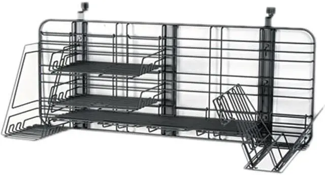 Main image of Gridworks Compact Office Organization System, 38 X 15, Charcoal Gray