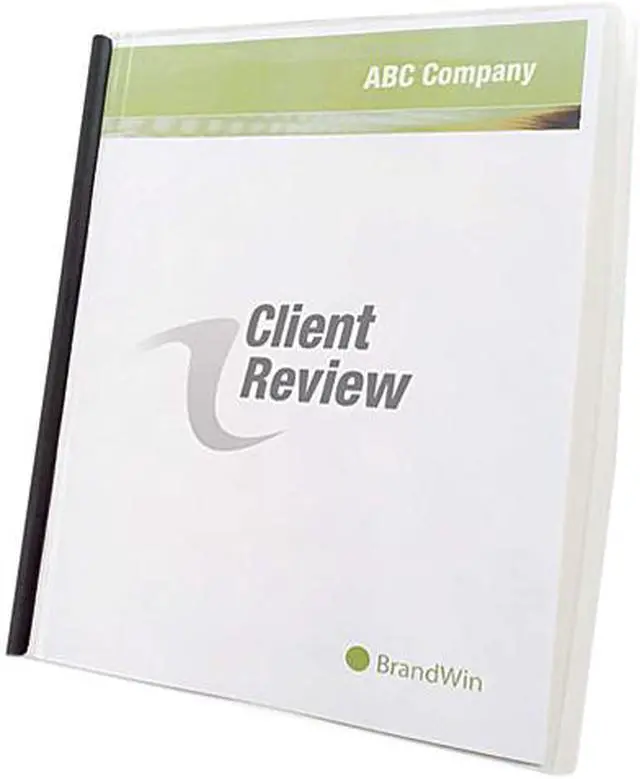 Main image of Slide 'N Bind Report Cover, Letter Size, Clear, 10/Box