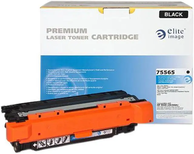 Main image of Elite Image Compatible Black Toner Cartridge (Alternative for HP 504A/CE250A)