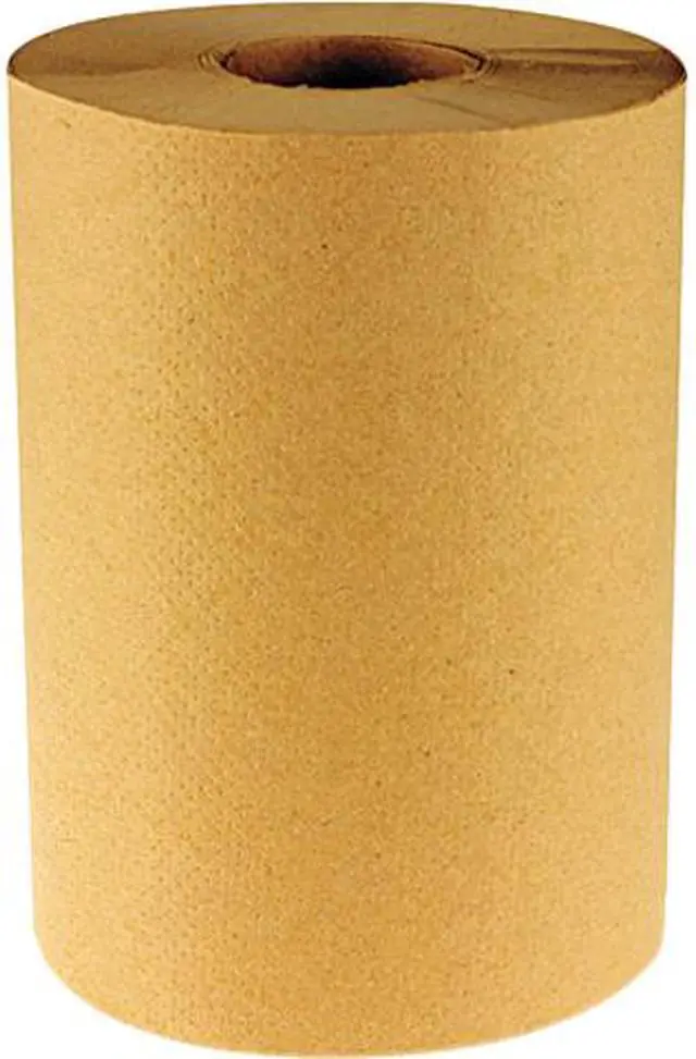 Main image of Boardwalk Hardwound Paper Towels Nonperforated 1-Ply Natural 800ft 6 Rolls