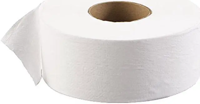 Main image of Boardwalk 6101 JRT Jr. Bath Tissue, Jumbo, 1-Ply, 3 5/8" x 2000ft, 9" dia, White, 12/Carton, 1 Carton