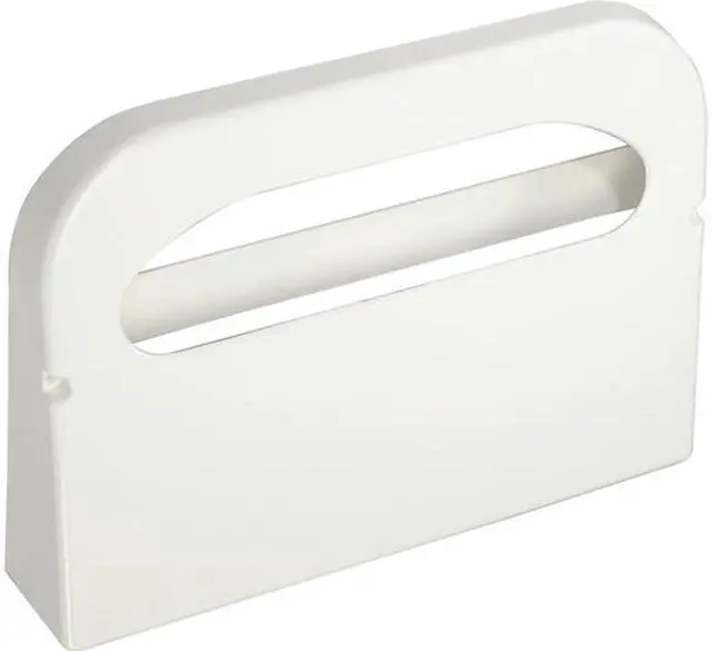Main image of Wall-Mount Toilet Seat Cover Dispenser, Plastic, White