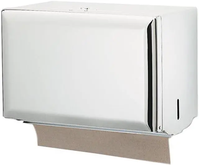 Main image of San Jamar Singlefold Paper Towel Dispenser White 10 3/4 x 6 x 7 1/2 T1800WH
